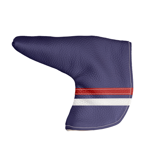 Polo Headcover: Navy + Sunday Red + Pure White